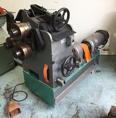 Used Hendley & Whittemore 2-1/2” x 2-1/2” x 1/4” Angle Roll